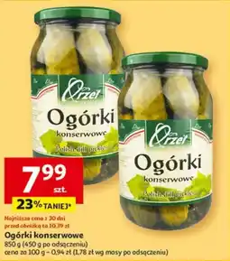 Auchan Ogórki konserwowe oferta