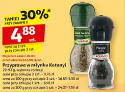 Auchan Przyprawa w młynku Kotanyi oferta