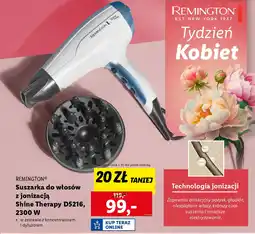 Lidl REMINGTON Suszarka do włosów z jonizacją Shine Therapy D5216, 2300 W oferta