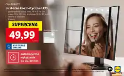 Lidl Cien BEAUTY Lusterko kosmetyczne LED oferta