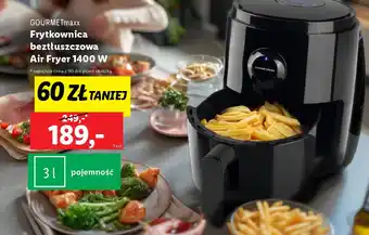 Lidl GOURMETmaxx Frytkownica beztłuszczowa Air Fryer 1400 W oferta