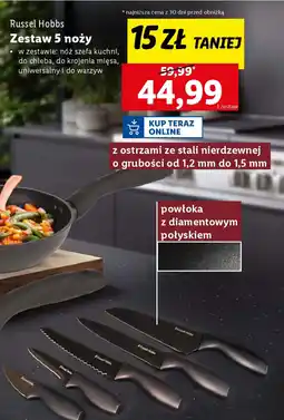 Lidl Russel Hobbs Zestaw 5 noży oferta