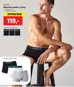 Lidl LACOSTE Bokserki męskie oferta