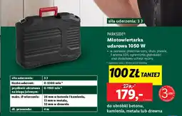 Lidl PARKSIDE Młotowiertarka udarowa 1050 W oferta