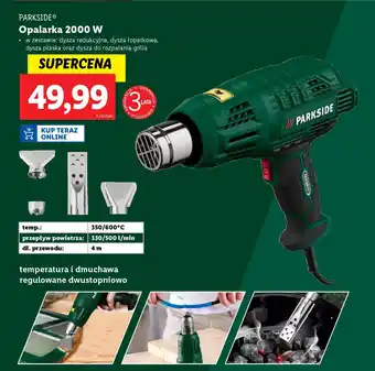 Lidl PARKSIDE Opalarka 2000 W oferta