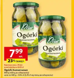 Auchan Ogórki konserwowe Orzeł oferta