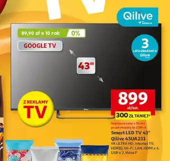 Auchan Smart tv Qilive oferta