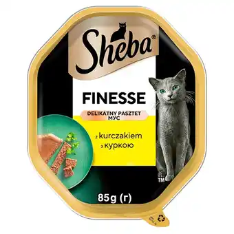 Auchan Sheba Finesse Mokra karma dla dorosłych kotów delikatny pasztet z kurczakiem 85 g oferta