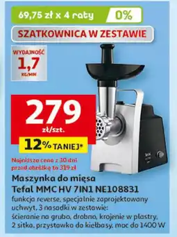 Auchan Maszynka do mielenia mięsa Tefal oferta