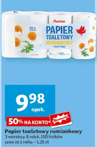 Auchan Papier toaletowy Auchan oferta