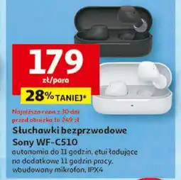 Auchan Słuchawki bluetooth Sony oferta