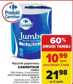 Carrefour Ręcznik papierowy Carrefour oferta