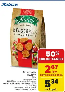 Carrefour Bruschetta Maretti oferta
