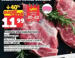 Topaz Karkówka wieprzowa bez kości oferta