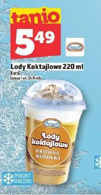 Topaz Lody Koktajlowe Koral oferta