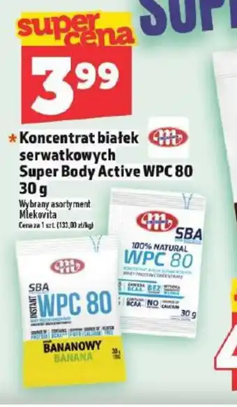 Topaz Koncentrat białek serwatkowych Super Body Active WPC 80 oferta