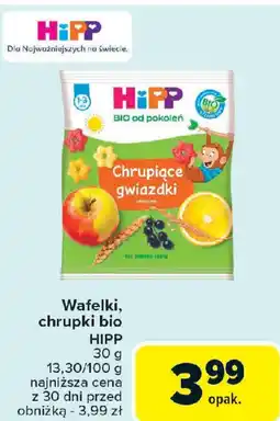 Carrefour Market Wafelki, chrupki bio HIPP oferta