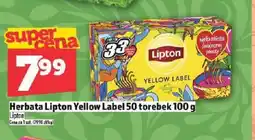 Topaz Herbata Lipton Yellow Label oferta