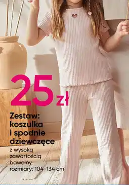 Pepco Zestaw: koszulka i spodnie dziewczęce oferta