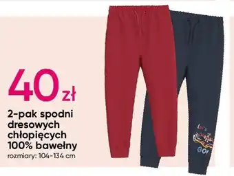 Pepco 2-pak spodni dresowych chłopięcych 100% bawełny oferta