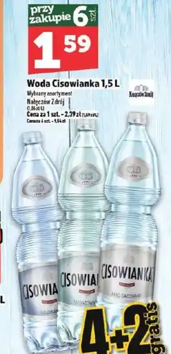 Topaz Woda Cisowianka 1,5 L oferta
