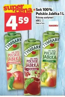 Topaz Sok 100% Polskie Jabłka Tymbark oferta