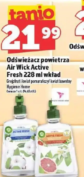 Topaz Odświeżacz powietrza Air Wick Active Fresh oferta