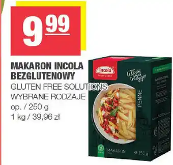 Spar Makaron incola bezglutenowy gluten free solutions oferta