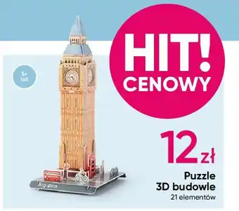 Pepco Puzzle 3D budowle oferta