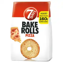 Globi 7 Days Bake Rolls Chrupki chlebowe o smaku pizzy 160 g oferta