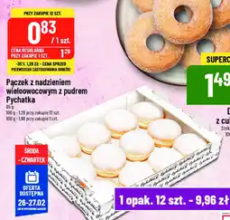 Polomarket Pączek z pudrem z nadzieniem wieloowocowym Pychatka oferta