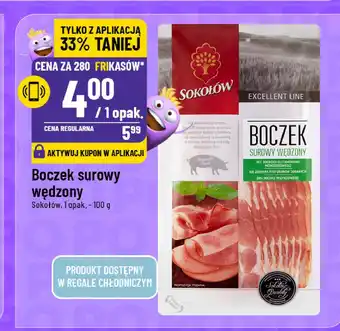 Polomarket Boczek surowy wędzony Sokołów oferta