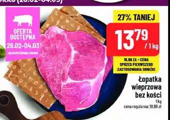 Polomarket Łopatka wieprzowa bez kości oferta