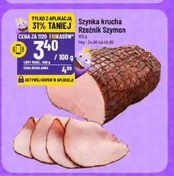 Polomarket Szynka krucha Rzeźnik szymon poleca oferta