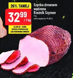 Polomarket Szynka drewnem wędzone Rzeźnik szymon poleca oferta