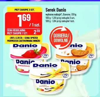 Polomarket Serek truskawkowy Danone danio oferta