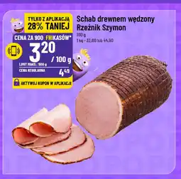 Polomarket Schab drewnem wędzony Rzeźnik szymon poleca oferta