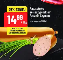 Polomarket Pasztetowa ze szczypiorkiem Rzeźnik szymon poleca oferta