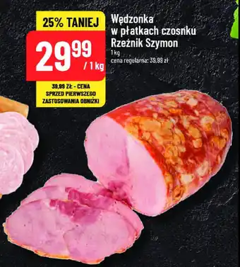 Polomarket Wędzonka w płatkach czosnku Rzeźnik szymon poleca oferta