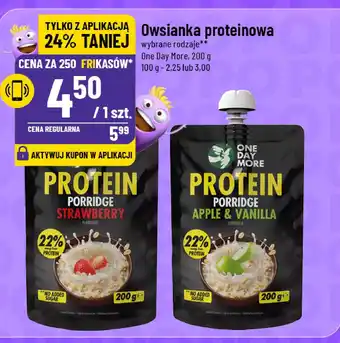 Polomarket Owsianka proteinowa jabłko i wanilia One day more oferta