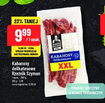 Polomarket Kabanosy delikatesowe Rzeźnik szymon poleca oferta