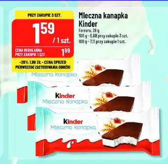 Polomarket Baton Kinder mleczna kanapka oferta