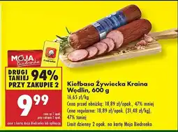 Biedronka Kiełbasa żywiecka Kraina wędlin oferta