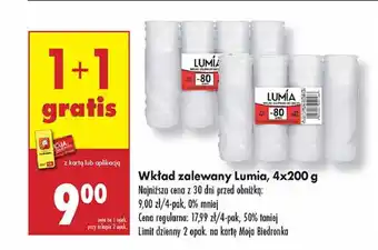 Biedronka Wkład zalewany 200 g Lumia oferta