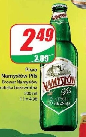 Dino Piwo Namysłów Pils 500ml oferta
