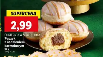 Lidl Pączek z nadzieniem karmelowym Cukiernia lidla oferta