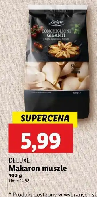 Lidl Makaron conchiglioni Deluxe oferta