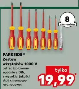 Kaufland Zestaw wkrętaków Parkside oferta