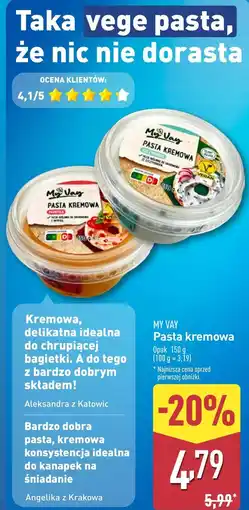 ALDI Pasta do kanapek My Vay oferta