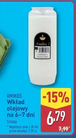 ALDI Wkład olejowy Amikus oferta